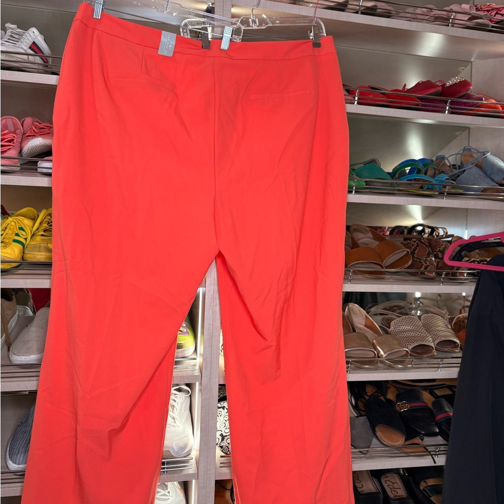 Women's Vibrant Coral Pants - Picture 2 of 5